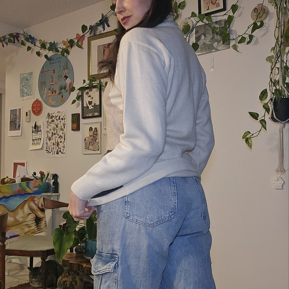 Vintage Polar Bear Graphic Wool Blend Sweater - Picture 7 of 8